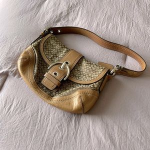 Beige Coach Purse